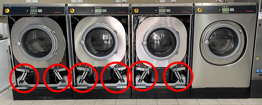What s the difference between hard and soft mount commercial washers